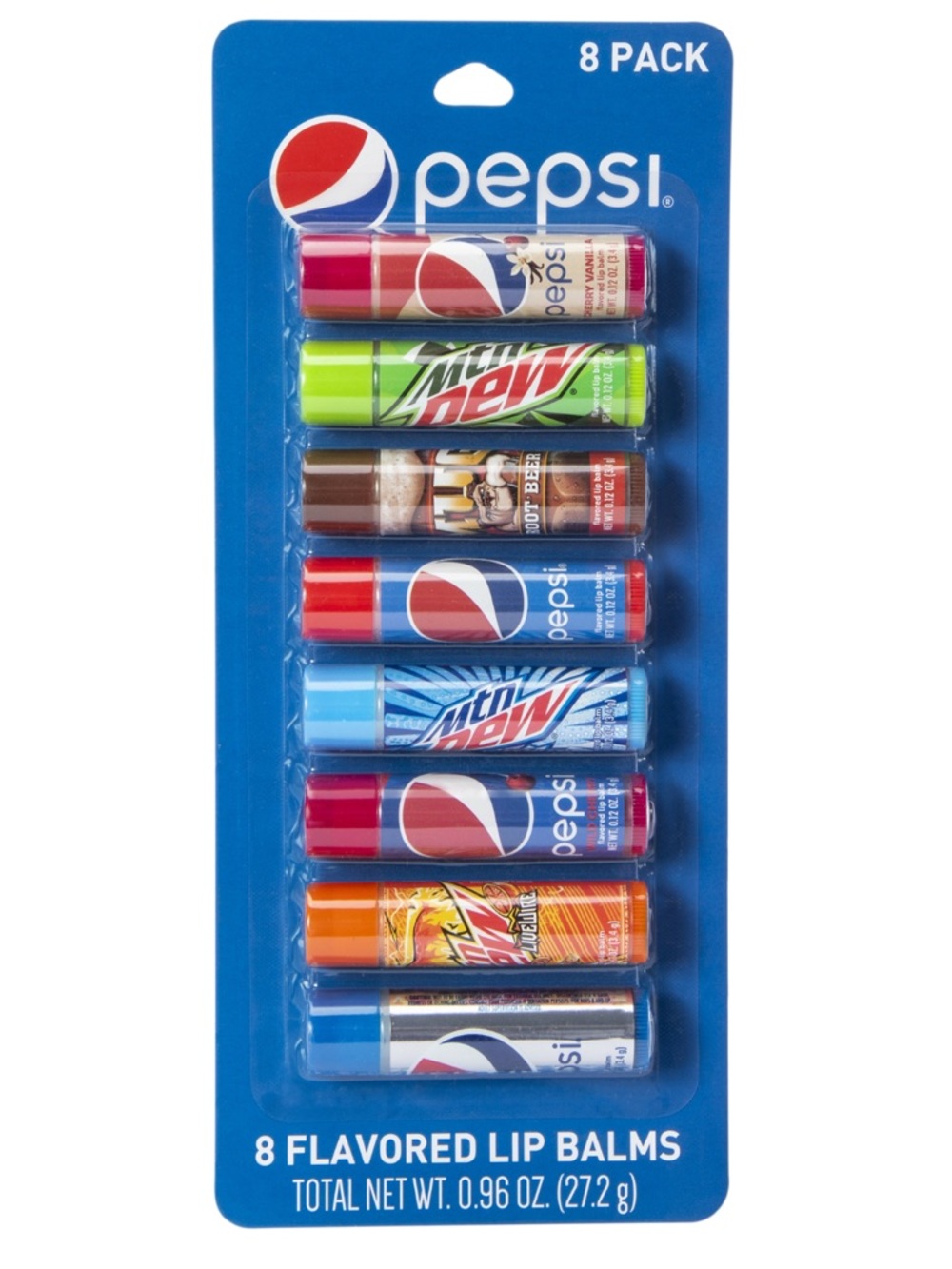 NIP 8 pk Pepsi & More Lip Balms
